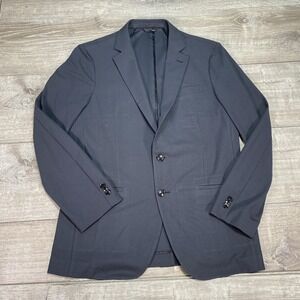 Sene Blazer Mens 40R Charcoal Gray Stretch Performance Two Button‎ Notch Lapel